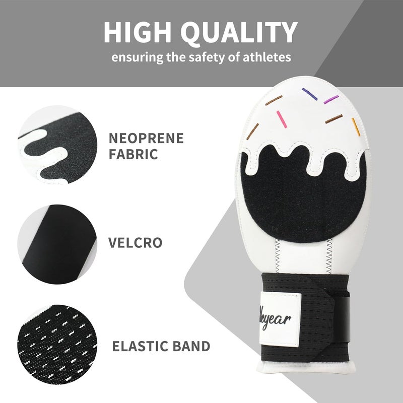 Heyear Baseball Sliding mitt, Sliding Mitt for Youth, Baseball Softball Glove for Hand Protection, Breathable and Durable, Adjustable Elastic Wrist Strap, Ambidextrous Design - Image 3